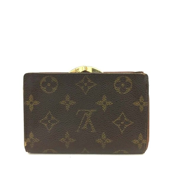 388086F V Louis Vuitton Wallet Bifold Brown Monogram - Picture 2 of 9